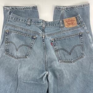 VTG Levi's 560 Comfort Fit Denim Jeans Mens 38x34 (Fits 36x32) Grunge Baggy Y2K